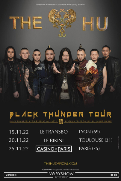 The HU en concert au Casino de Paris en novembre 2022