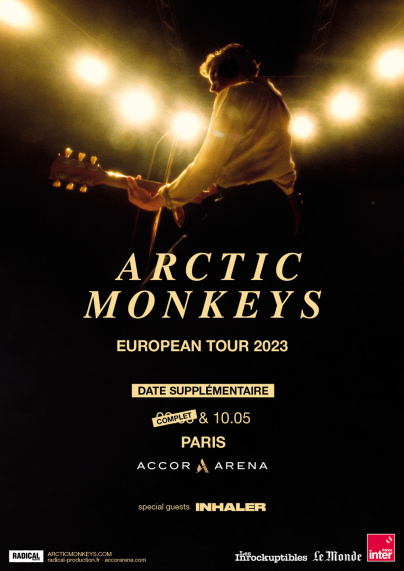 Arctic Monkeys en concert à l'Accor Arena de Paris en mai 2023