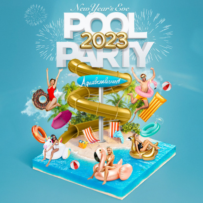 Réveillon du Nouvel An 2023 : une pool party géante à l'Aquaboulevard de Paris