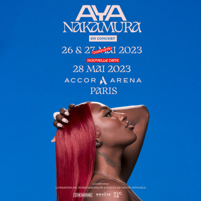 Aya Nakamura : trois concerts à l’Accor Arena de Paris en mai 2023