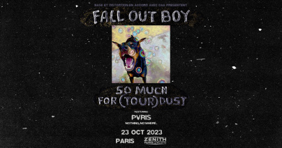 Fall Out Boy en concert au Zénith de Paris en octobre 2023