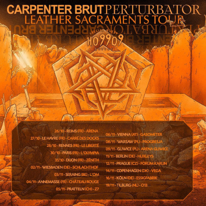 Carpenter Brut et Perturbator en concert à l'Olympia en octobre 2023
