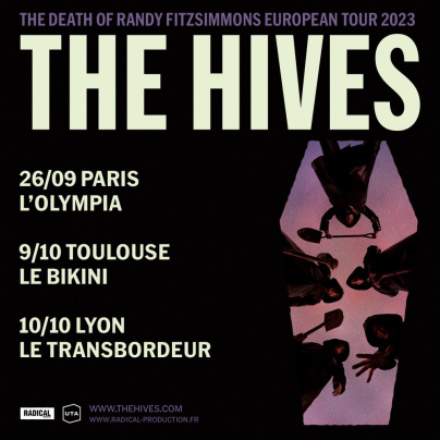 The Hives en concert à l'Olympia de Paris en septembre 2023
