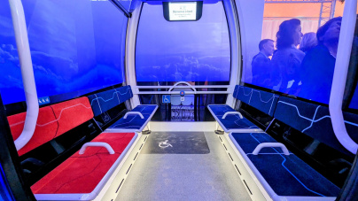 Premier téléphérique d'Île-de-France : voici à quoi va ressembler la cabine du Câble 1