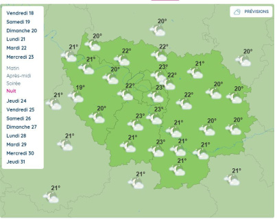 Météo à Paris et en Île-de-France: fortes chaleurs et orages attendus la semaine prochaine
