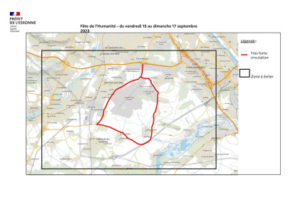 Fête de l'Huma 2023 : des perturbations attendues sur les routes ce week-end en Essonne