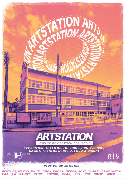 Art Station : un bâtiment du Val-d’Oise transformé en musée d’art urbain et contemporain éphémère