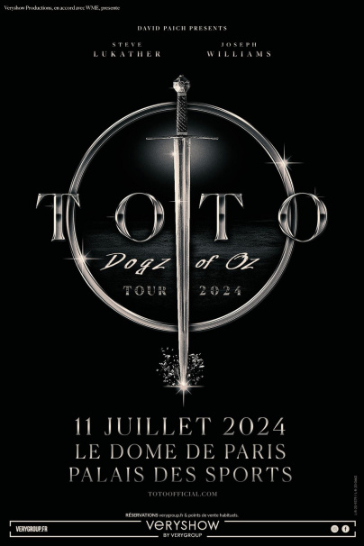 Toto en concert au Dôme de Paris - Palais des Sports en juillet 2024