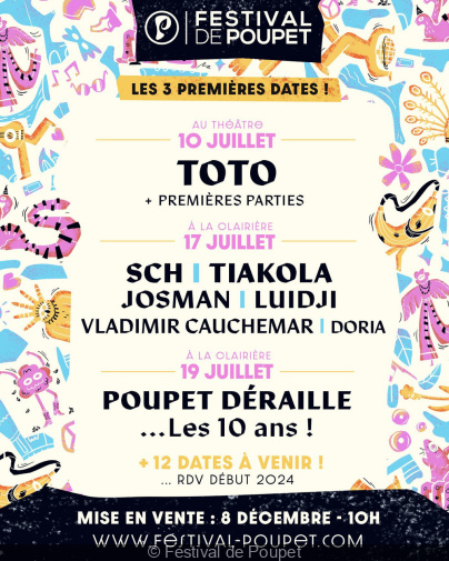 Poupet Festival 2024: Toto, SCH, Tiakola... the first names ...