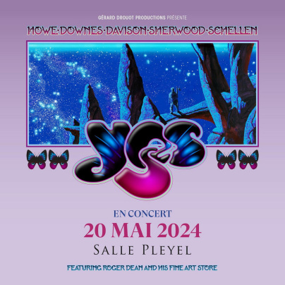 YES en concert à la Salle Pleyel à Paris en mai 2024