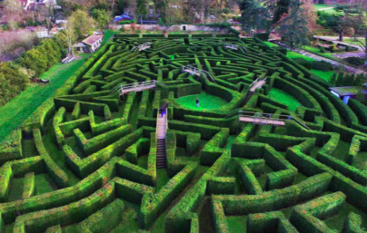 Le Grand défi du labyrinthe à Thoiry