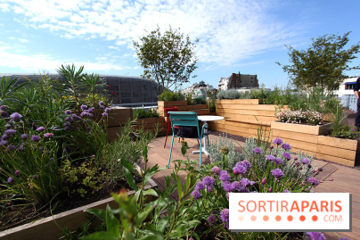 Molitor : terrasse rooftop, jardins