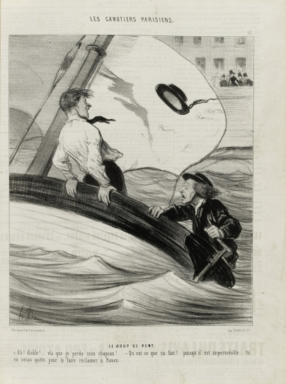 Plages à Paris selon Daumier