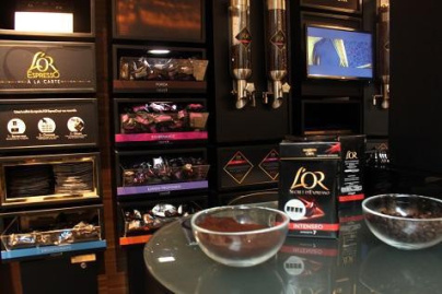 Un corner L'OR, maison du café au Carreau du Temple