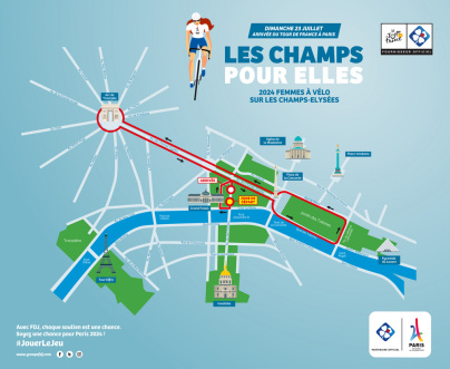 Les Champs pour Elles : 2024 femmes sur le Tour de France pour soutenir Paris 2024