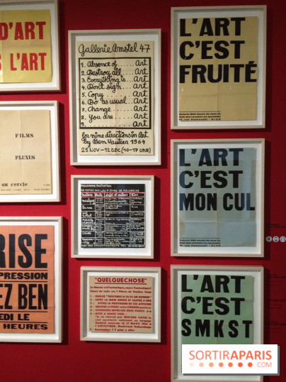 Photos de l'exposition Ben au musée Maillol 