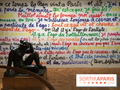 Photos de l'exposition Ben au musée Maillol 