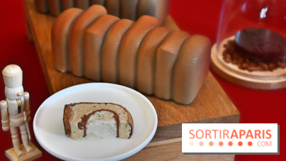 Bûche de Noël 2024 et chocolats de la Manufacture de Chocolat Alain Ducasse à Paris