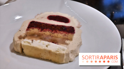 Fleurs d'hiver, la Bûche de Noël 2024 raffinée inspirée du Mont-Blanc par Léandre Vivier au Burgundy