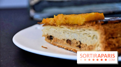 La galette des Rois 2025 de la Halle aux Grains au riz et à la clémentine, un coup de cœur original