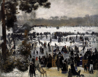 Hiver à Paris : Quand les Parisiens faisaient du patin à glace sur les lacs gelés du Bois de Boulogne
