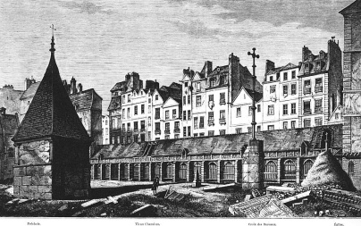 Histoire de Paris : Le cimetière des innocents et les vestiges qu'il en reste