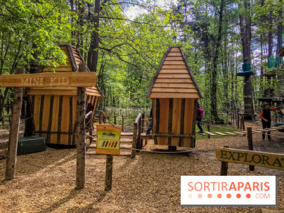 Aventure Floréval, le parcours en pleine nature