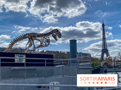 Tyrannosaurus Rex, l'installation de l'artiste Philippe Pasqua au Port de la Conférence