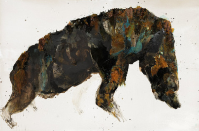 Exposition Lionel Sabatté au Musée de la Chasse et de la Nature : quand les animaux reprennent leur part sauvage