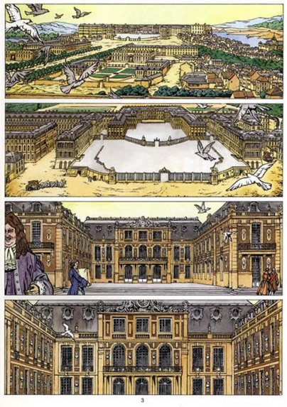 Versailles dans la bande dessinée, l'exposition au Château de Versailles