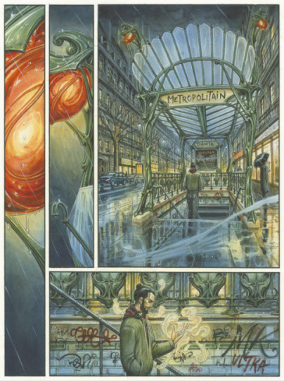 Exposition à la glerie Glénat autour des œuvres d'Olivier Ledroit