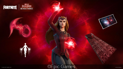 Fortnite: le skin de Scarlet Witch désormais disponible