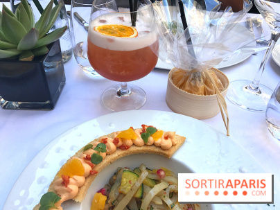 Le menu cajun du Safran à l'Hôtel du Collectionneur