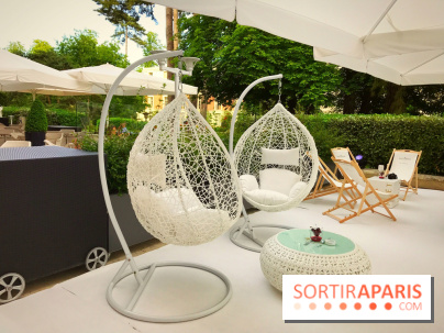 La terrasse du Trianon Palace by Moët