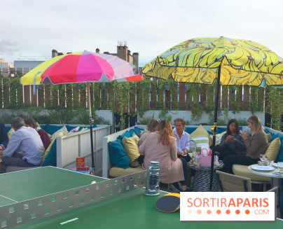 La terrasse du Mama Shelter