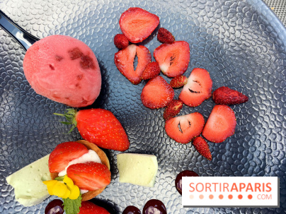 Le restaurant-terrasse des Jardins du Marais - Autour de la fraise