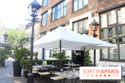 Le restaurant-terrasse des Jardins du Marais