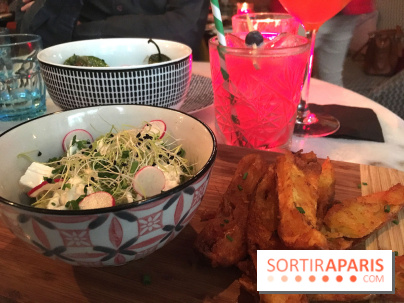 La carte de Victoria Mac Garvey au Maria Magdalena - guacamole/frites de patates douces