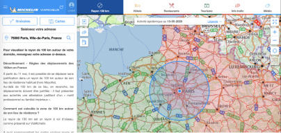 Déconfinement : comment calculer la zone de 100km à vol d'oiseau autorisés à partir de mon domicile