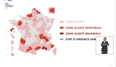 Carte de France Covid le 23 septembre : 90 départements en situation de vulnérabilité