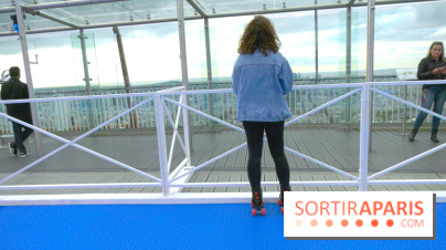 Du roller sur le toit de la Tour Montparnasse