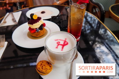 Le 86Champs, le nouveau salon de thé de Pierre Hermé, latte Ispahan