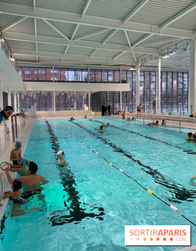La piscine Yvonne Godard, nouveau bassin porte de Bagnolet à Paris 