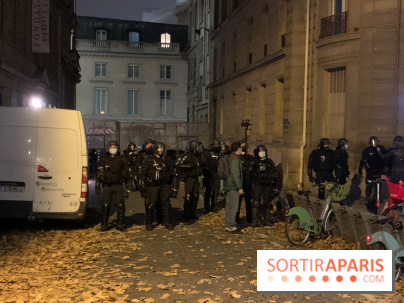 Manifestation contre la loi de sécurité globale : les policiers sortent les canons à eau