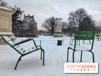 La Neige à Paris - Jardin des Tuileries