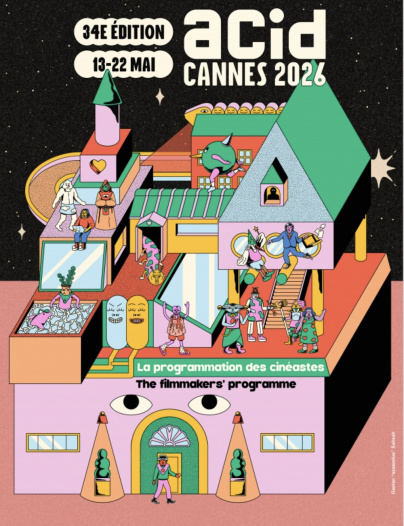 Festival de Cannes 2026 : L'Acid dévoile son affiche
