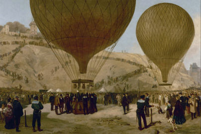 Éphéméride du 7 octobre à Paris : Gambetta s'échappe de Paris assiégé en ballon volant