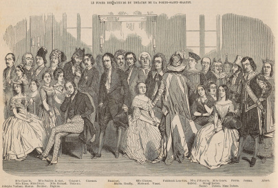 Éphéméride du 27 octobre à Paris : Le Théâtre de la Porte Saint-Martin ouvre, construit en 3 mois !