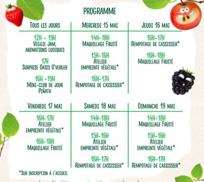 Des ateliers et des animations fruitées pour les enfants à la Cour du Marais