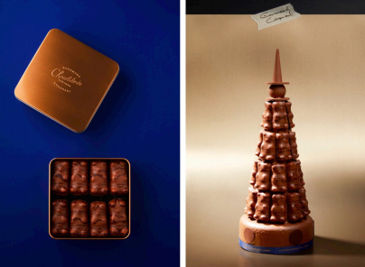 Chocolats et bûches de Noël 2020 de Cyril Lignac